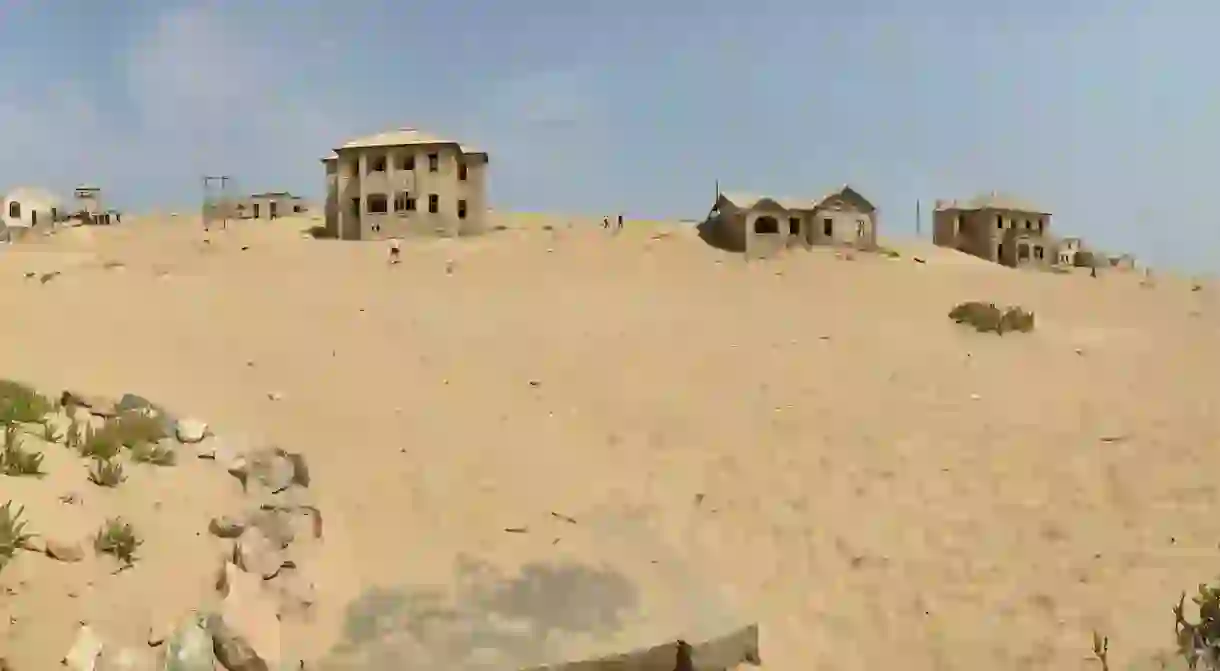 The ghost town of Kolmanskop