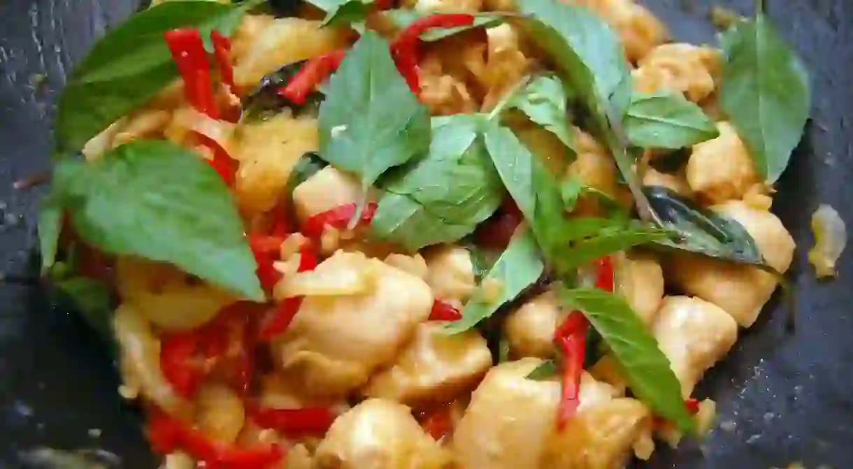 Pad Krapao chicken