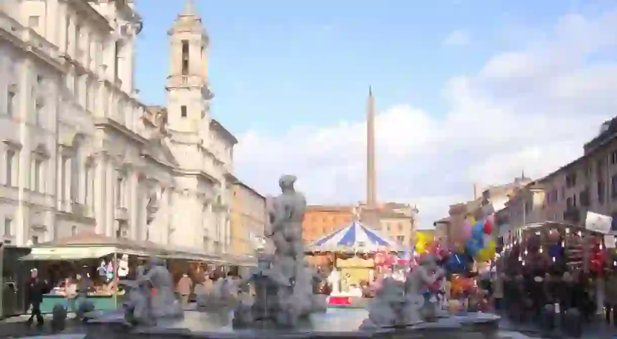 2010s Christmas market in Piazza Navona