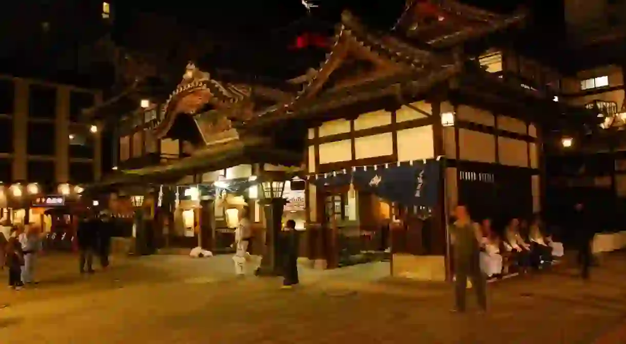 Front entrance to Dōgo Onsen Honkan