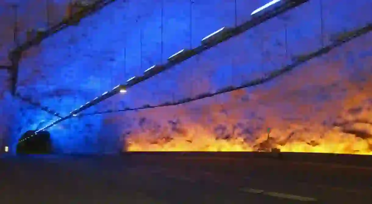 Worlds longest road tunnel is in Norway