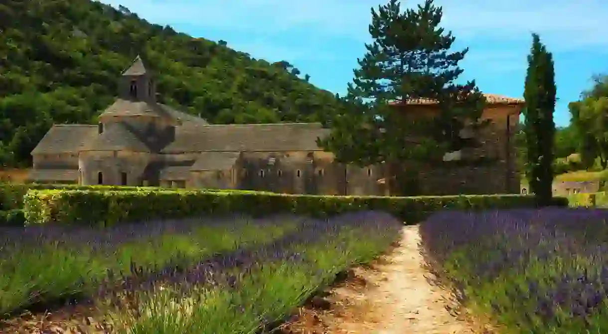 At Senanque Abbey you get two in one - an old, historic building with lavender fields