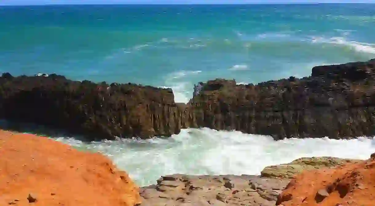 Coastal scenes in Agadir