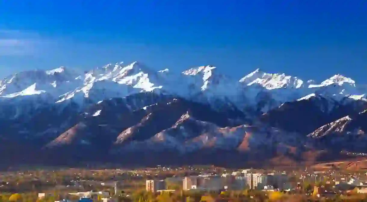 Almaty panorama, Kazakhstan