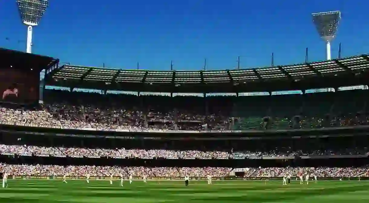 Ashes cricket at the Melbourne Cricket Ground