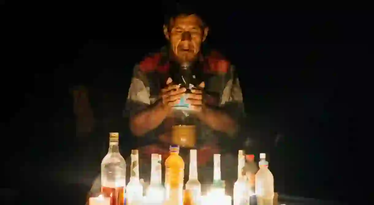 Shaman at La Luna Del Amazona in Iquitos