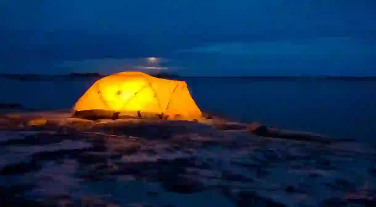 Camping in Sweden