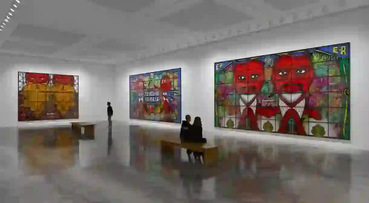 Gilbert & George, The Beard Pictures and Their Fuckosophy at White Cube Bermondsey, 2017