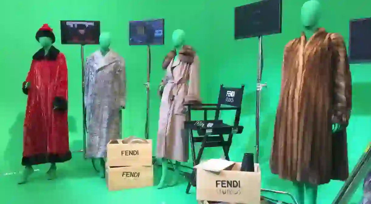 A collection of famous Fendi furs