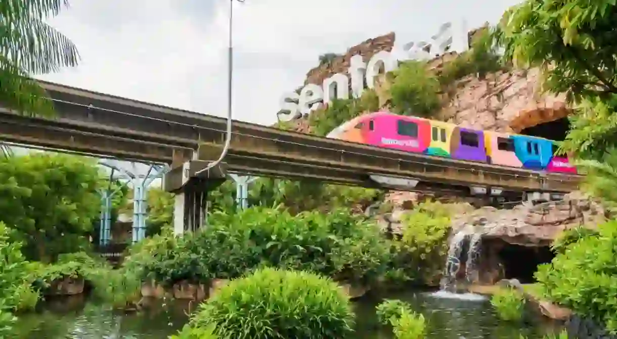 Sentosa Island monorail train, Singapore