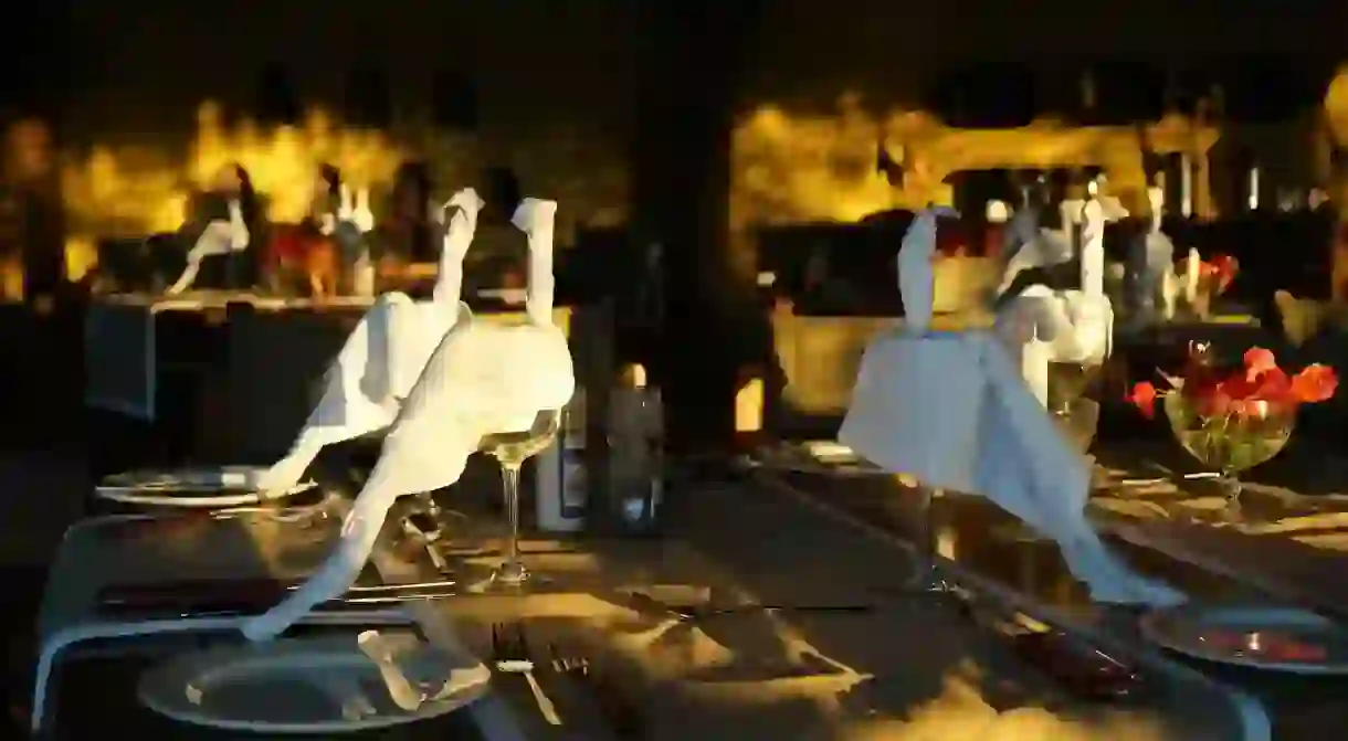 Dining in Namibia