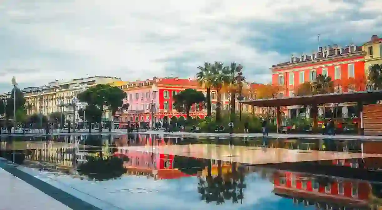 The beautiful architecture of Nice makes it easy to pass the time without spending a cent