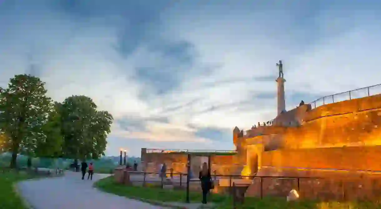 The Victor Monument stands tall over Kalemegdan