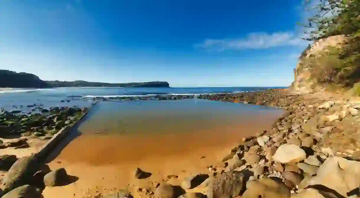 A beautiful morning at Copacabana and Macmasters Beach, NSW, Australia