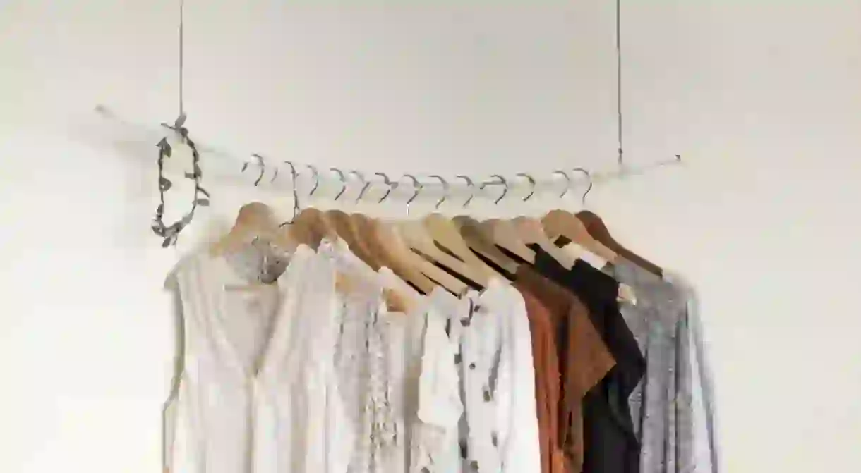 Rail of clothes