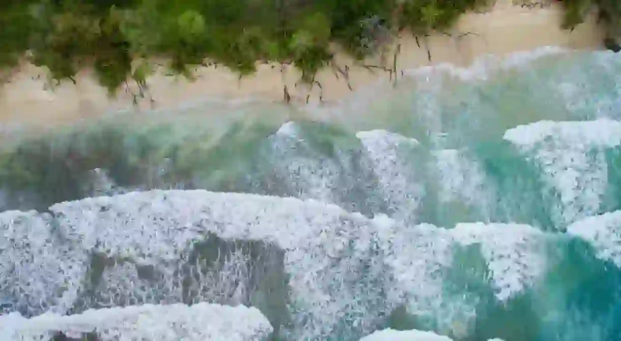 View from above at Red Frog Beach