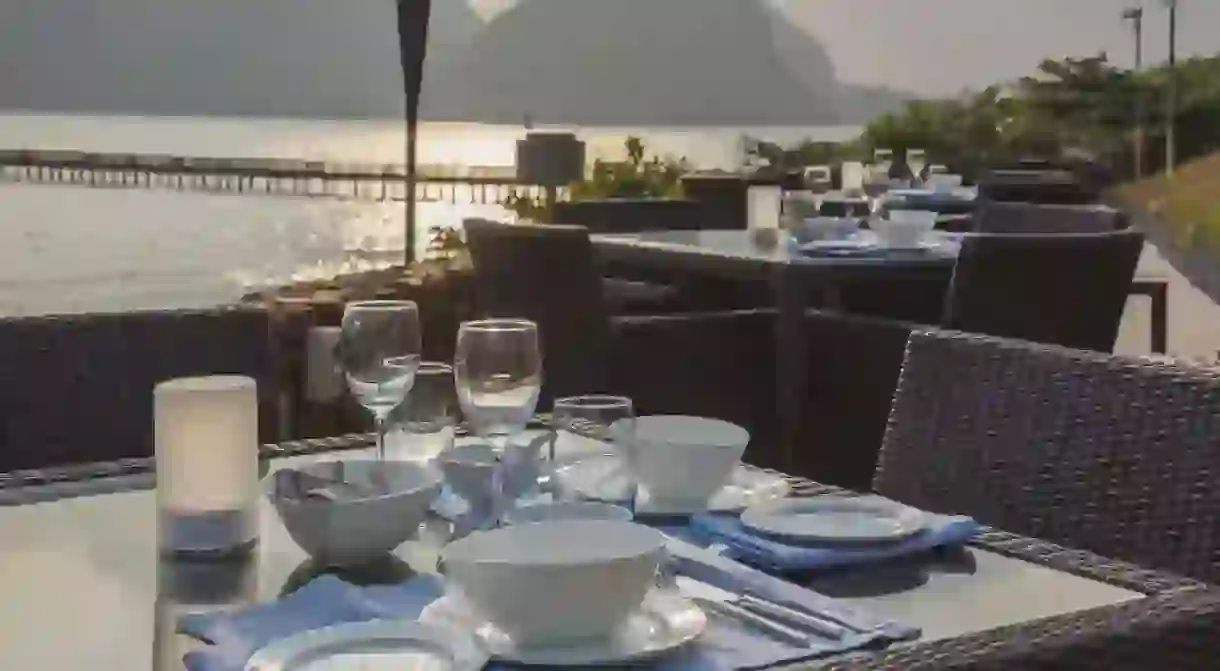 Restaurant in Langkawi with sunset view