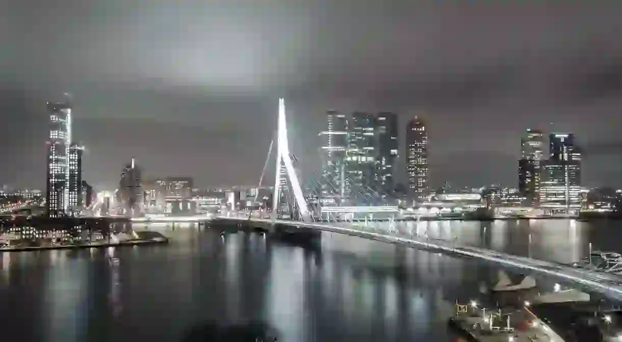 Rotterdam at night