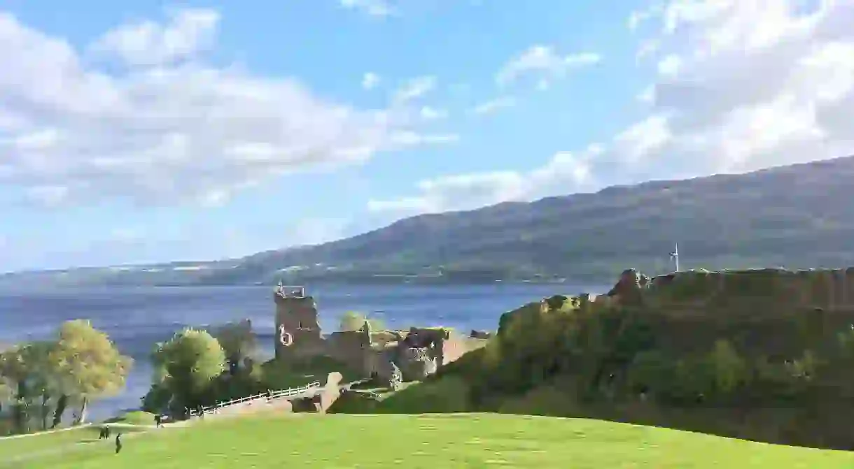 A beautiful morning at Urquhart Castle, Inverness