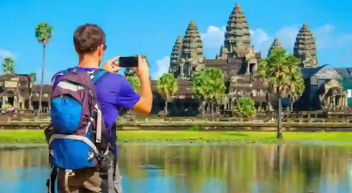 Tourist in Cambodia