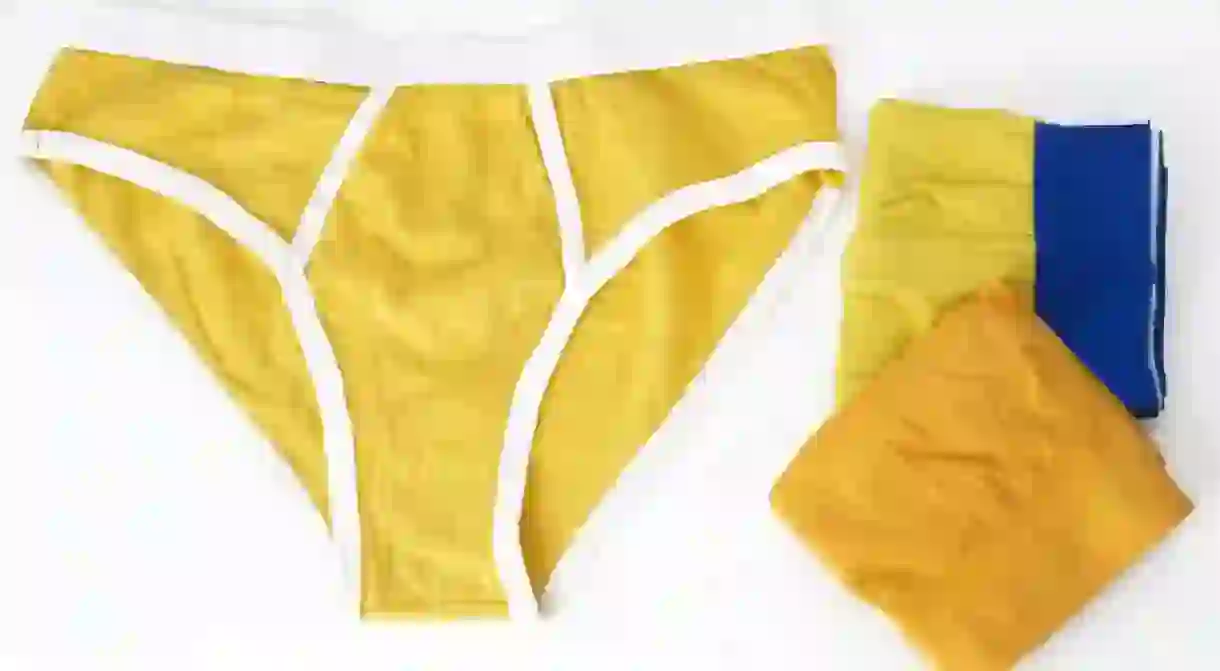 Yellow underwear