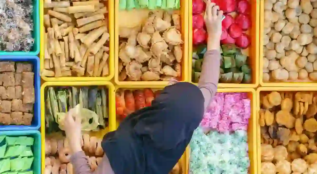 Spoilt for choice at a local market in Malaysia