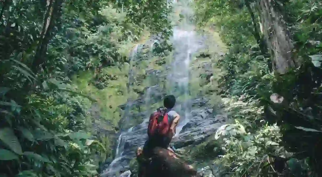 Waterfall gazing in Thailand