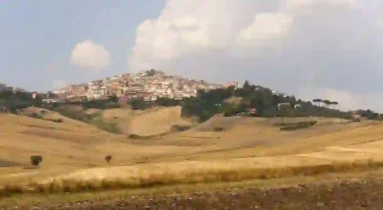 The village of Candela in southern Italy