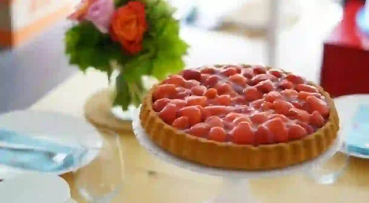 Strawberry tart