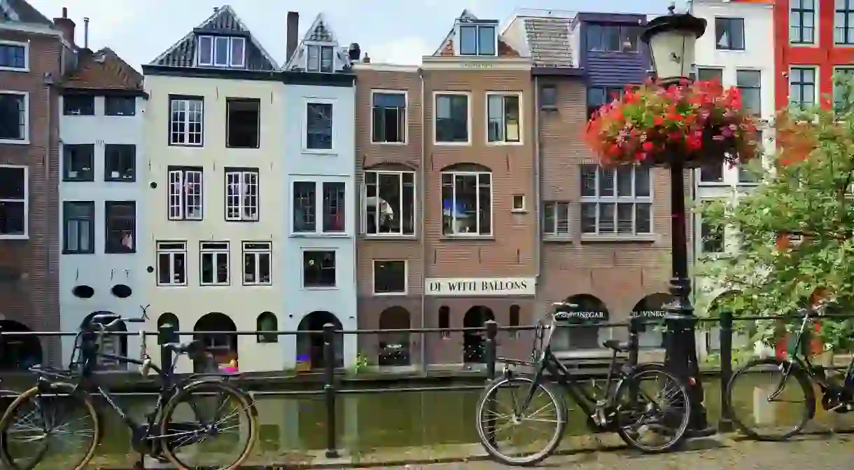 a typical street in Utrecht