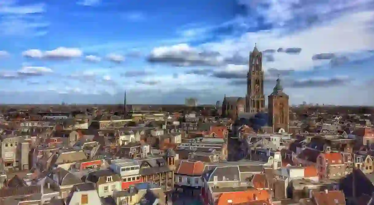 Blue skies over Utrecht