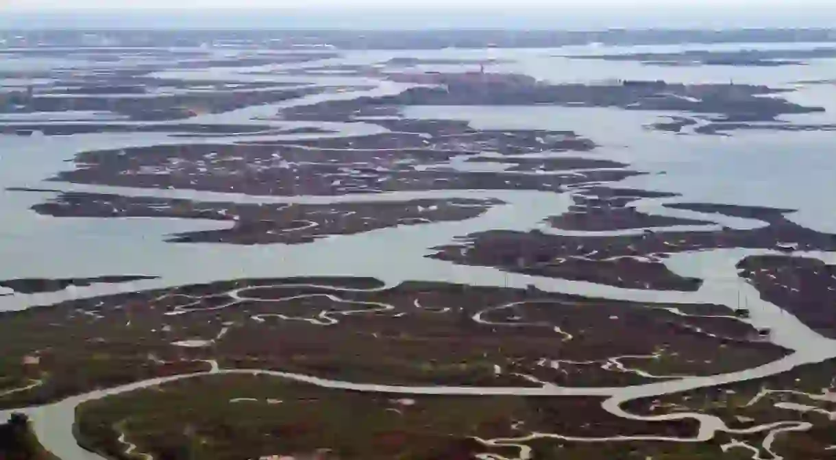 Venice Lagoon From Above