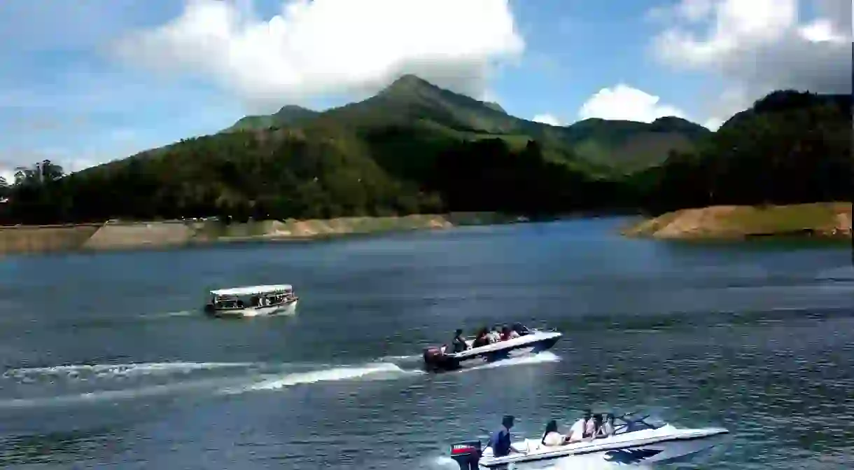 Boating at Thekkady