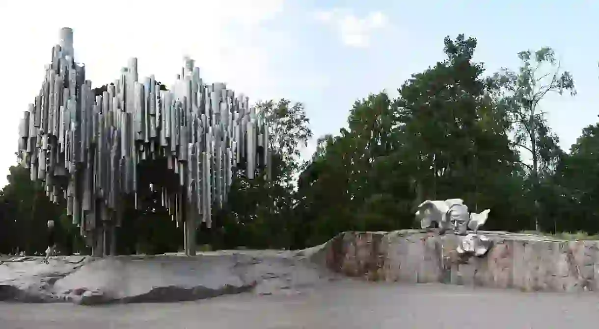 Sibelius monument in Helsinki