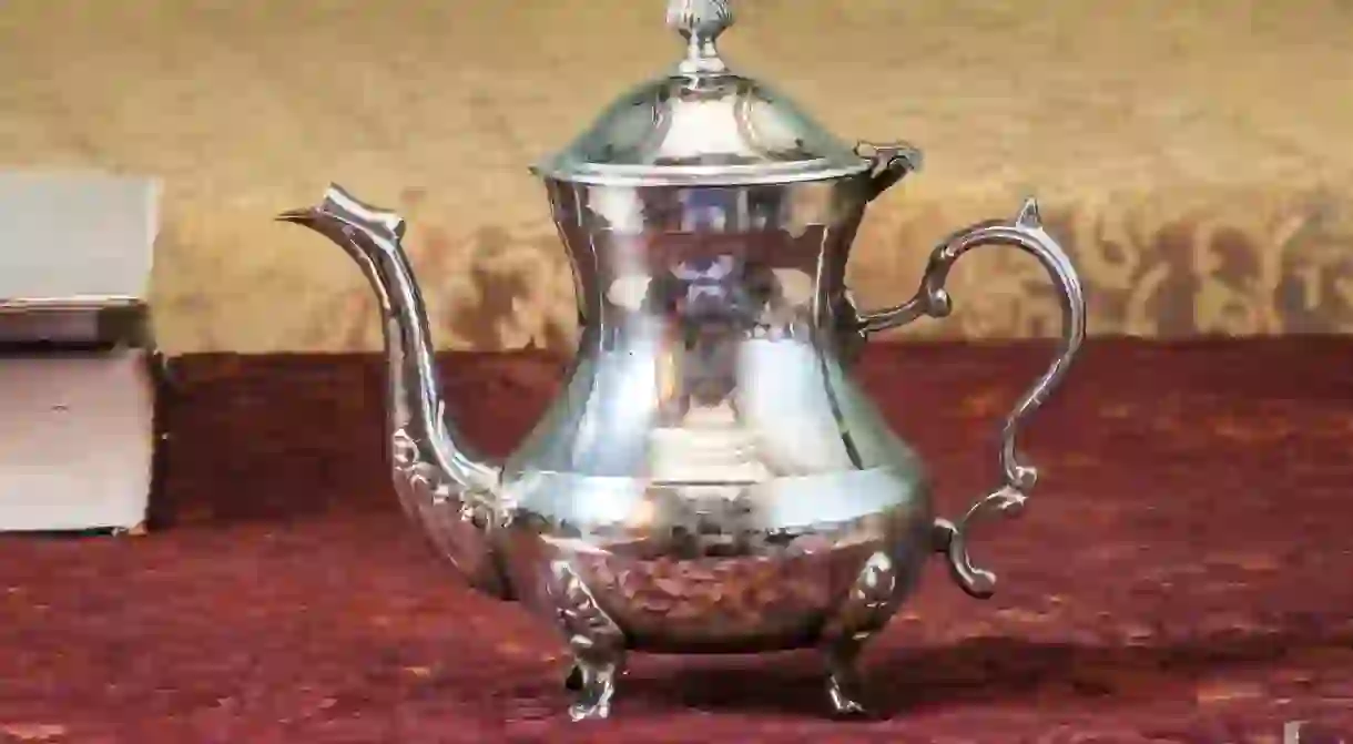 Traditional Moroccan teapot