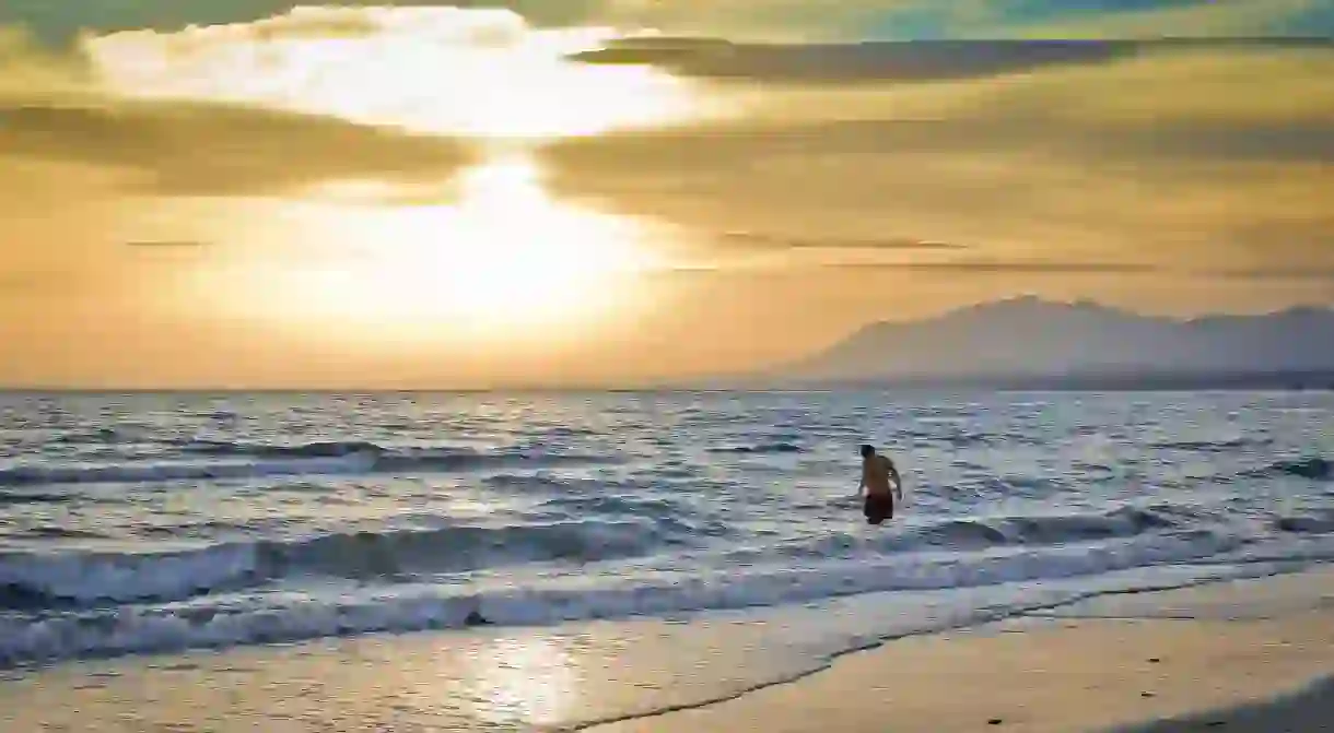 Sunset on a Marbella beach; Hernán Piñera/flickr