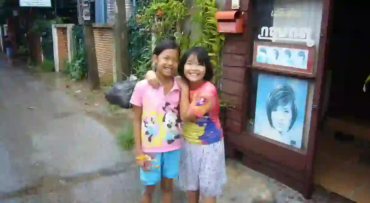 Happy Thai children