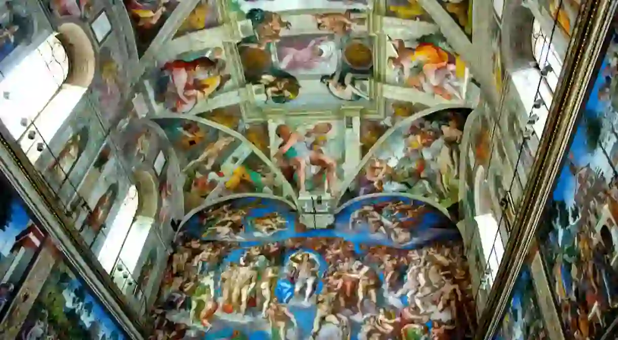 Michelangelos frescos provide the backdrop for the Sistine Chapel Choir