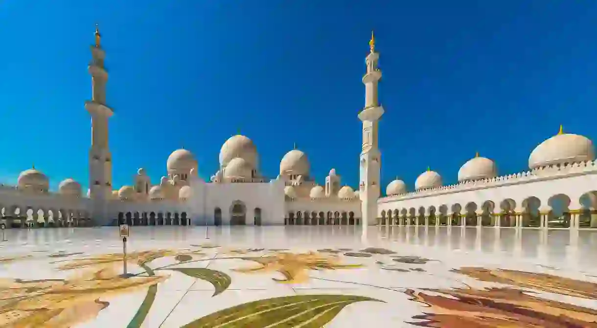 Sheikh Zayed Grand Mosque in Abu Dhabi