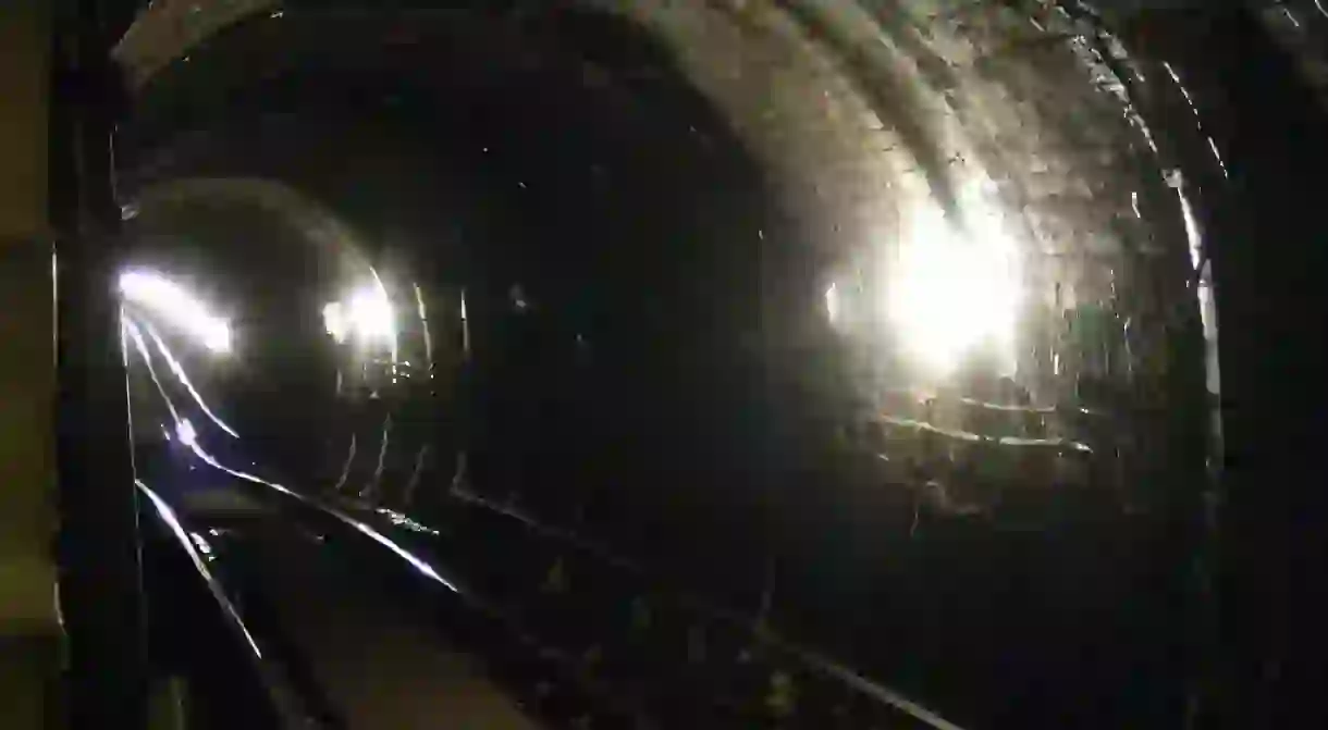 The Glasgow subway tunnels