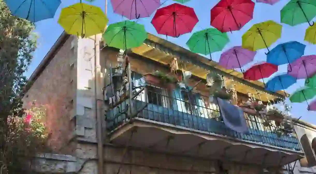 Jerusalem Umbrella Street PopUp