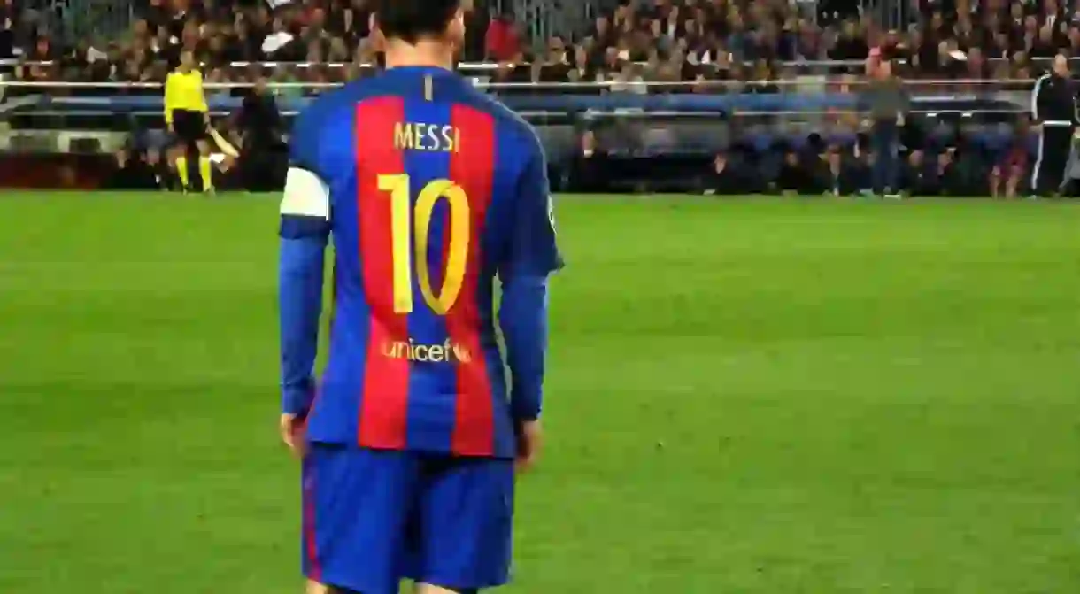 Lionel Messi for FC Barcelona