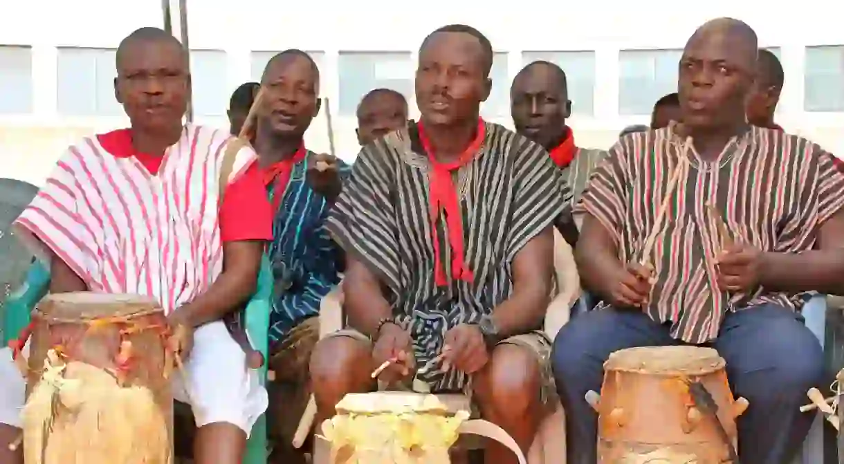 Drumming for chiefs and royalty