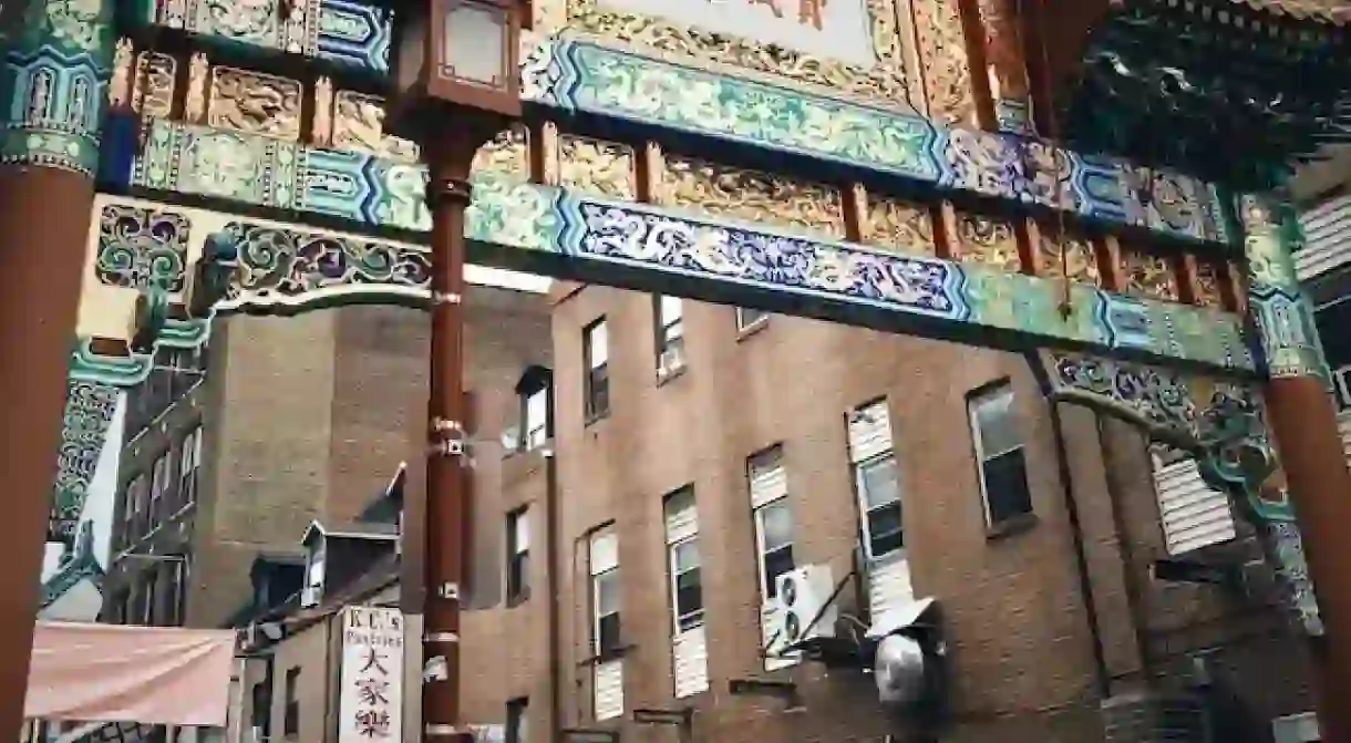 Philadelphia Chinatown arch Pennsylvania picture