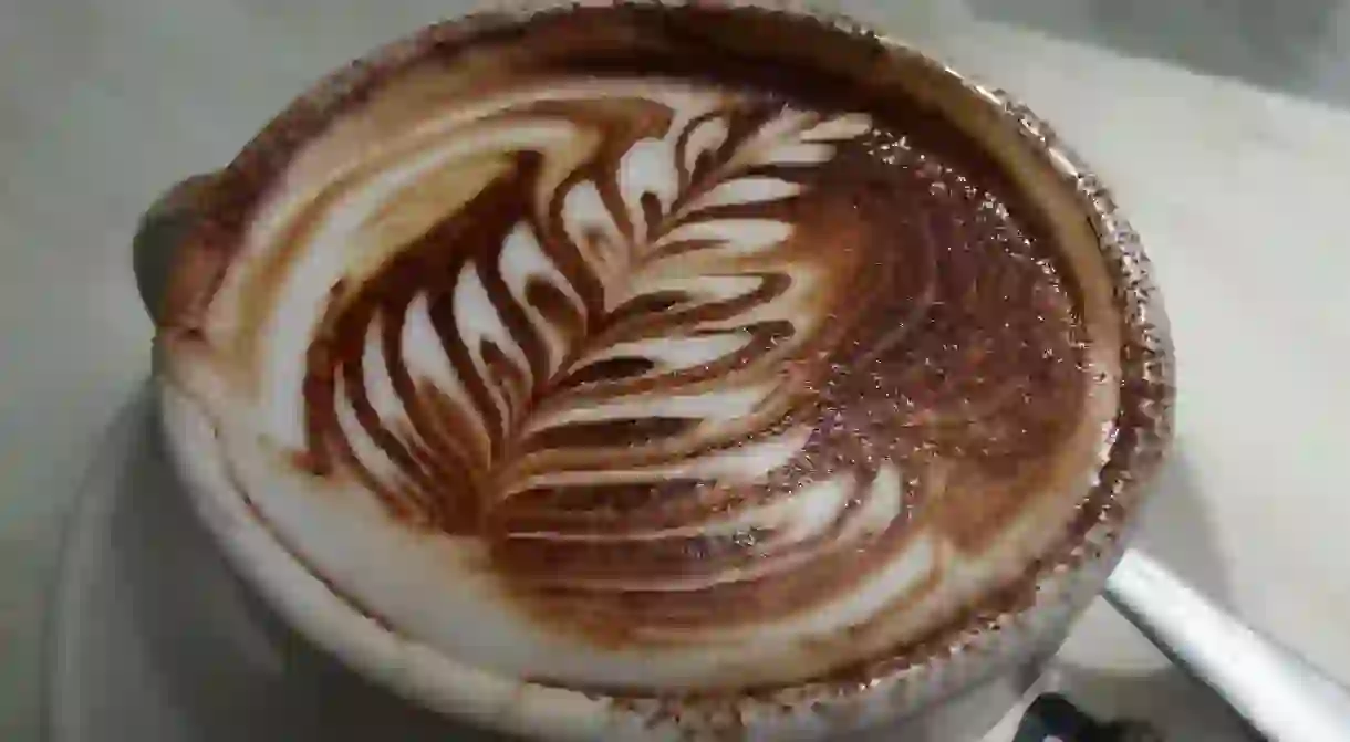 Coffee feathering