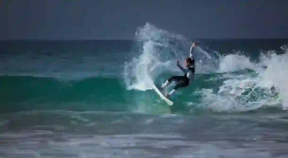 Surf tricks in Taghazout