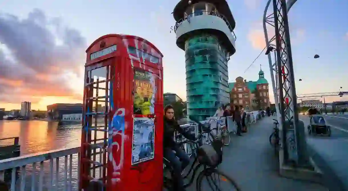 Knippelsbro, Telephone booth