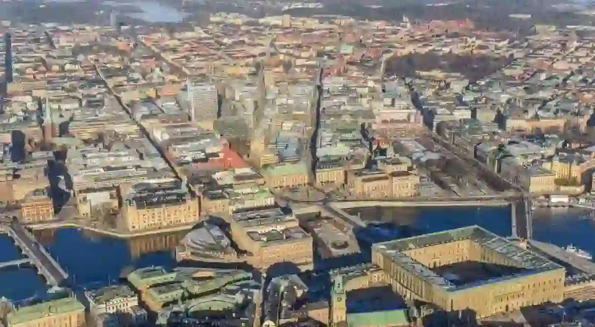 Stockholm from the air