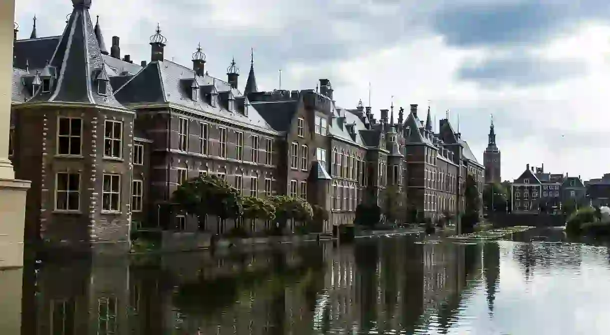 The Dutch houses of parliament in the Hague