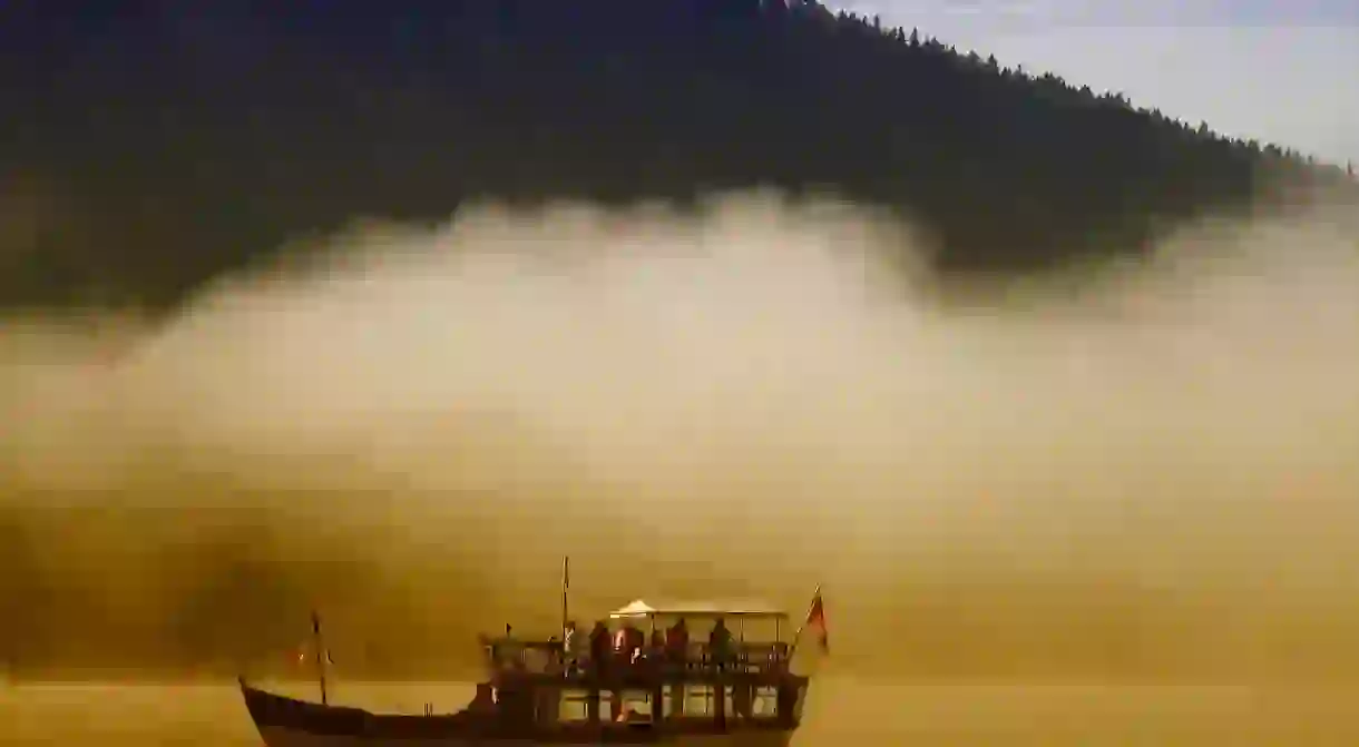 Boat on the Titisee